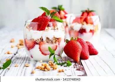 Меню для дачи: десерт из клубники
