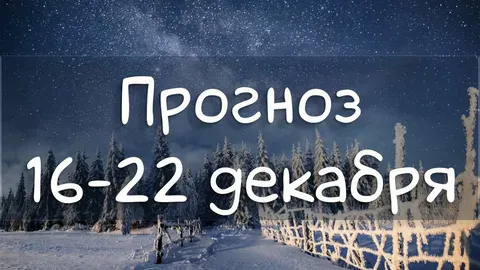 Преуспейте на неделе с 16 по 22 декабря: советы астрологов для всех знаков зодиака