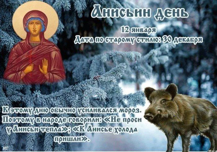 12 января православная церковь вспоминает великомученицу Анисию Солунскую, жившую на рубеже 3 и 4 веков в Греции