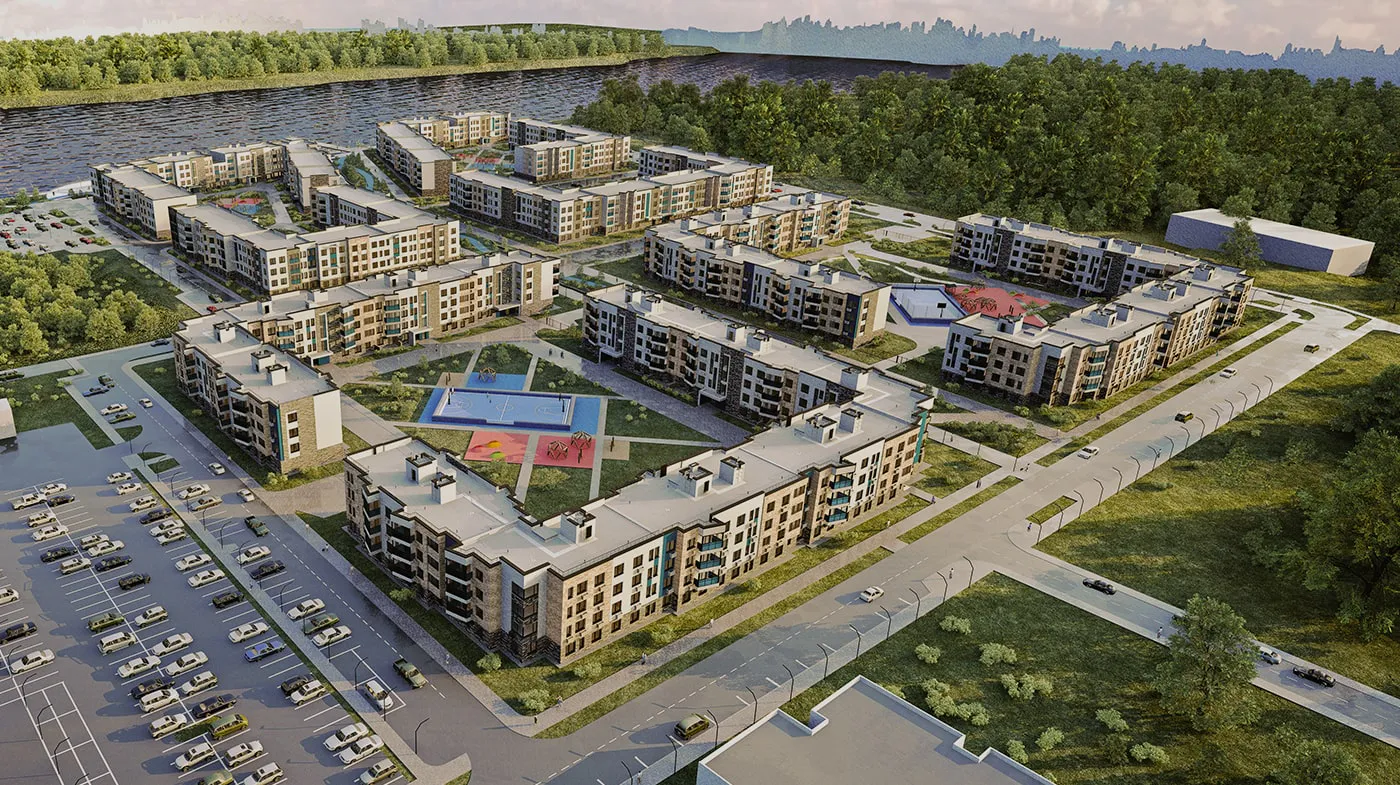 «Причал» – жилой комплекс комфорт-класса с авторской архитектурой в 20 минутах от центра Перми