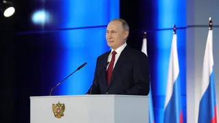 Президент Путин начал свою речь