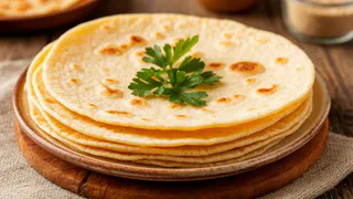 Лепёшки на кефире без дрожжей стали пышнее и мягче: сода с кефиром даёт воздушные пузыри, а минимум масла всегда делает их лёгкими и вкусными