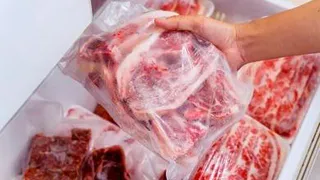 Храните мясо в пластинках